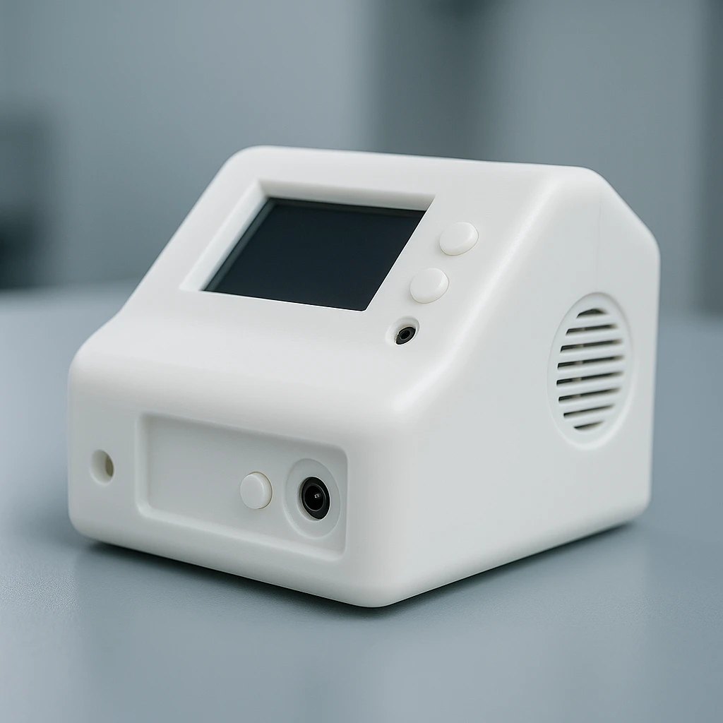 Prototyp für Medizintechnik - Funktionsfähiger Prototyp eines medizinischen Gehäuses mit 400 Druckstunden