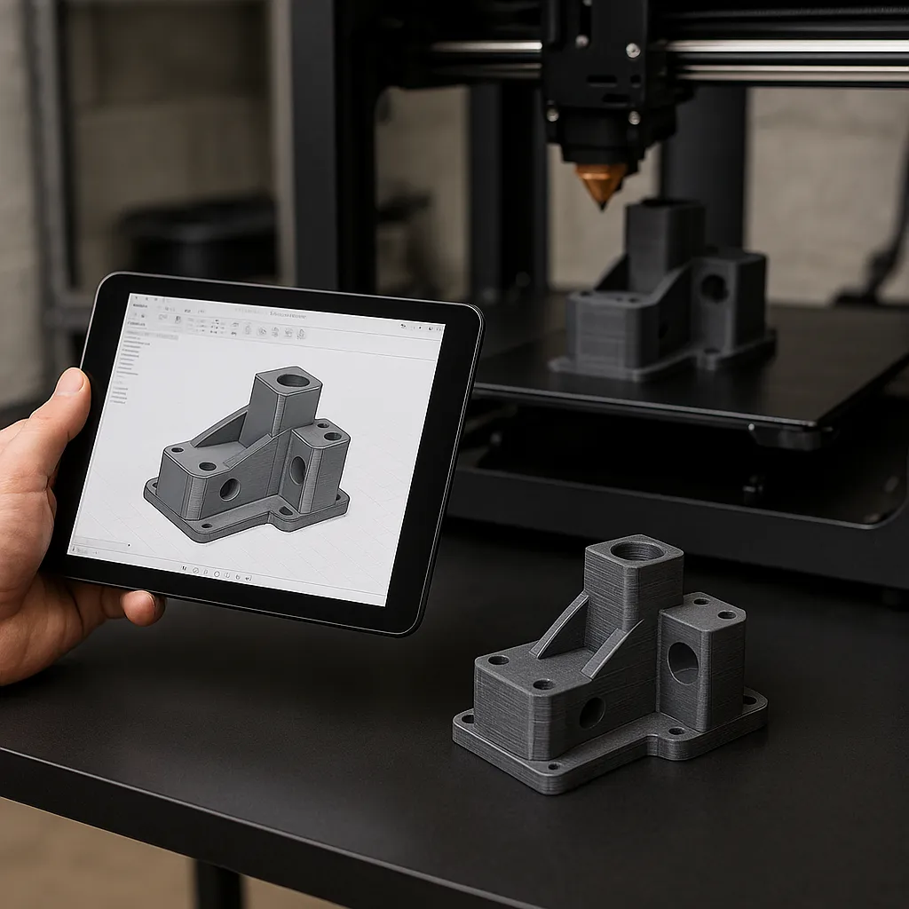 Prototypenpaket Workflow: Von CAD-Datei über FDM-Druck zum fertigen Bauteil