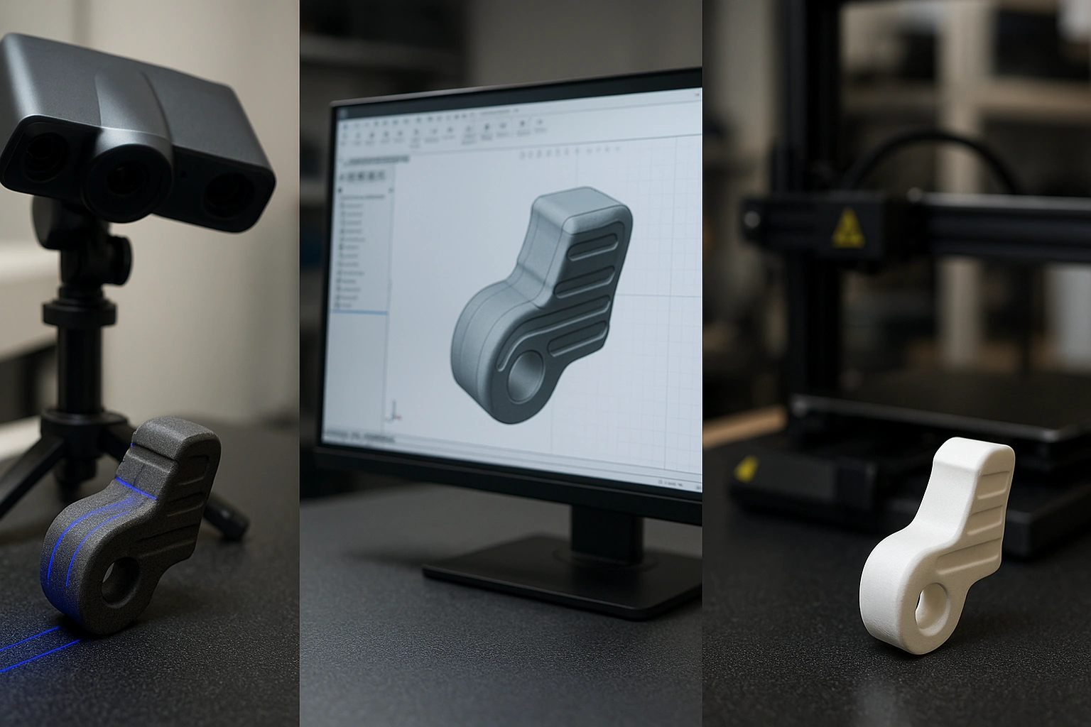Scan-to-Print Workflow: Vom physischen Objekt über 3D-Scan zum gedruckten Ersatzteil
