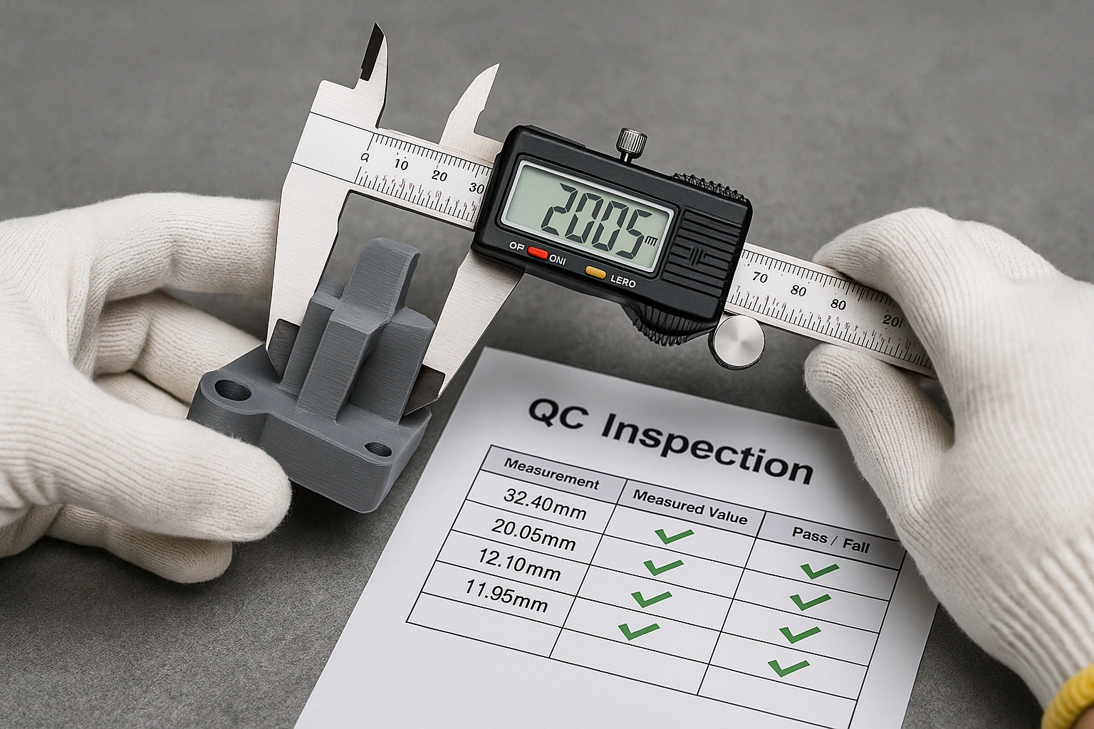 3D-Druck Qualitätssicherung: Präzisionsprüfung und Toleranzkontrolle für professionelle Fertigungsqualität