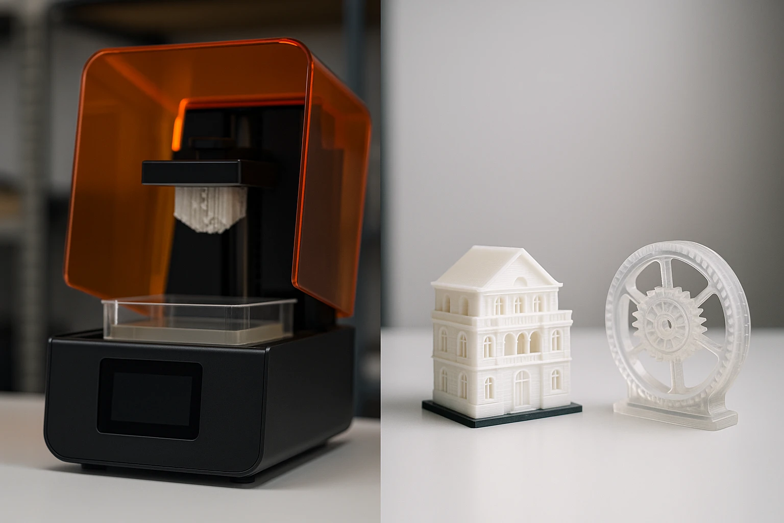 SLA 3D-Druck Präzisionsteile aus Standard Clear Resin für hochauflösende Prototypen